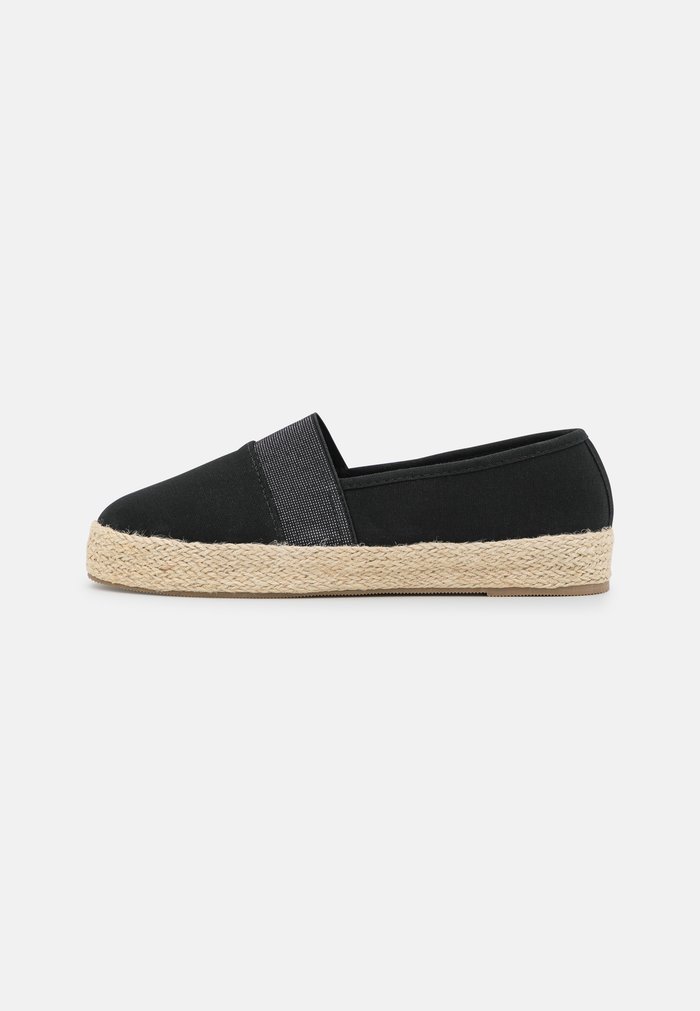 Chaussure Basse Anna Field Espadrillas Plates Slip on Noir Femme | XQI-0842357